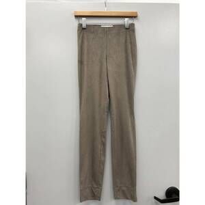 NEW SEDUCTIVE tapered sabrina velour pant in taupe